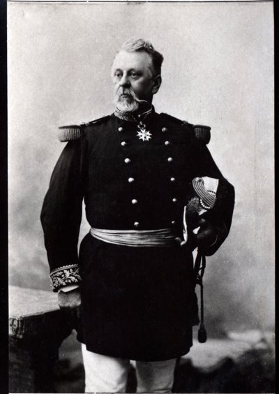 Porträt von Leon de Poilloue de Saint Mars (1832-1897), französischer General von French Photographer